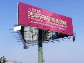 无为户外高架广告牌的应用及优势
