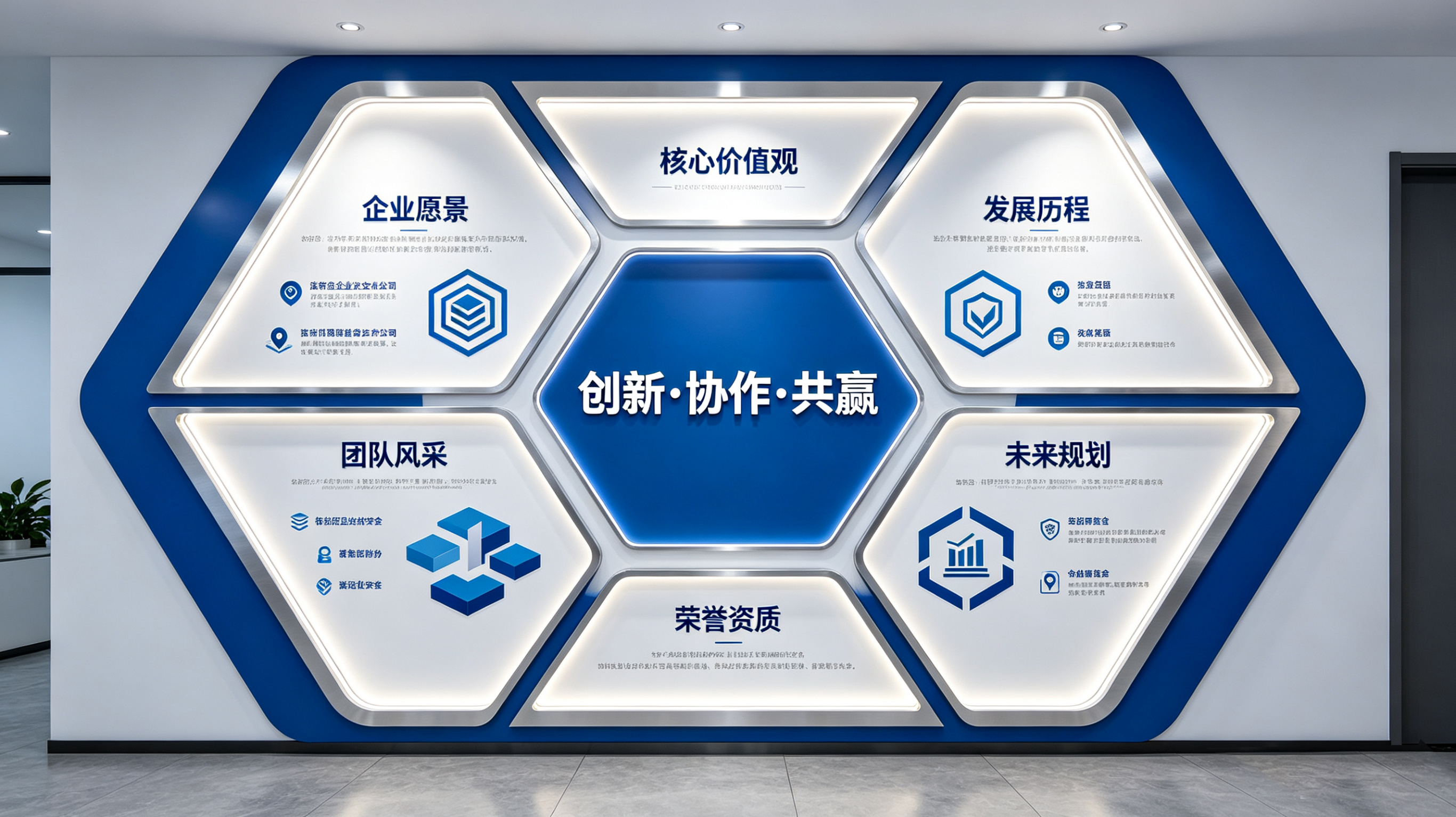 无为企业文化墙六边形避坑指南（新手常犯5个错误）